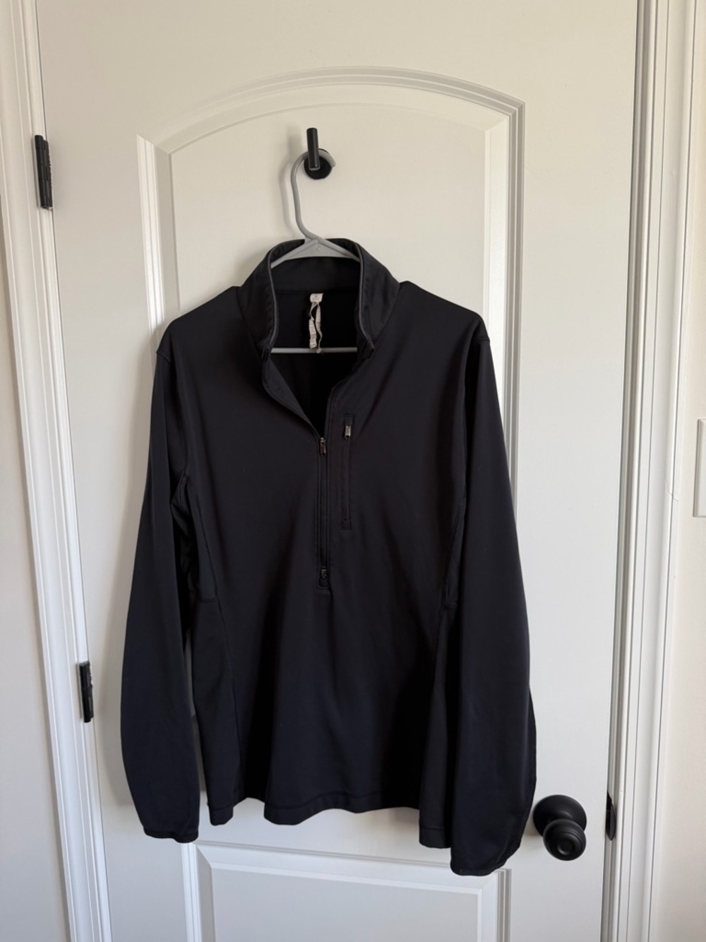 Lululemon mens Black Quarter-Zip Pullover